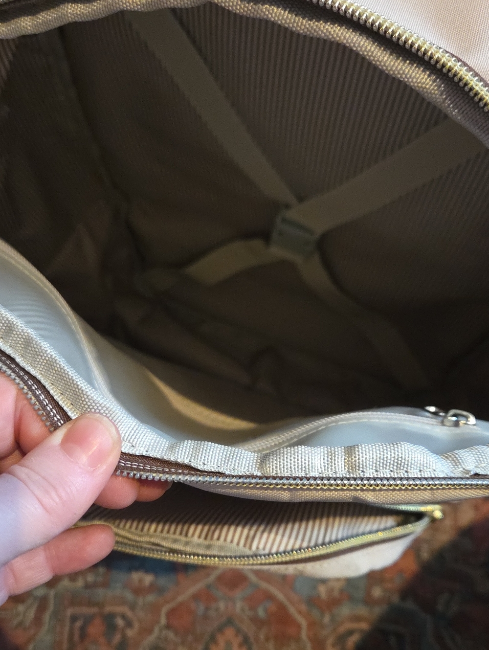 Lovevook Large 50L Canvas Travel Backpack - Picture 4 of 11
